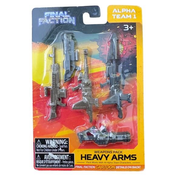 Final Faction Alpha Team 1‎ Heavy Arms Weapons Pack for Action Figures - Picture 1 of 5